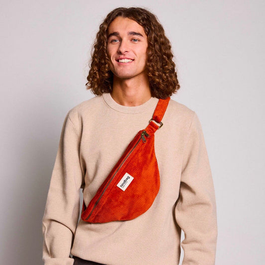 Banane Sasha Velour Brique Boutique Hindbag