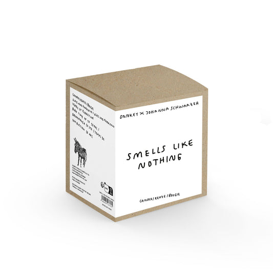 Bougie "Smells like Nothing" Donkey x Johanna Schwarzer Boutique Donkey