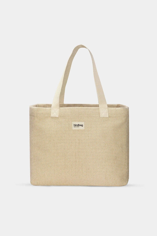 Cabas Claude, grand format Hindbag Boutique Hindbag Tissage nude