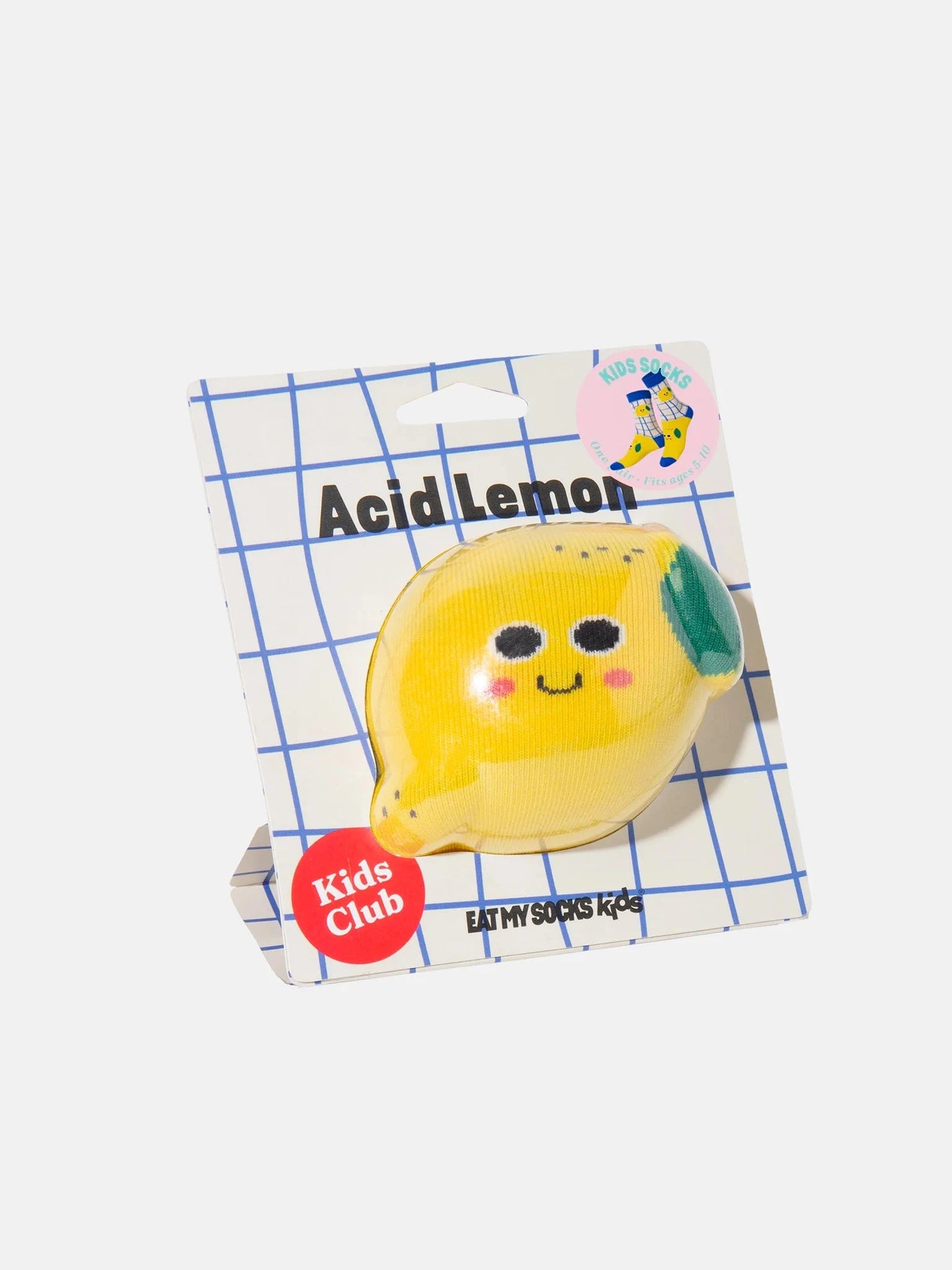 Chaussettes fantaisie enfants Boutique Eat My Socks Citron
