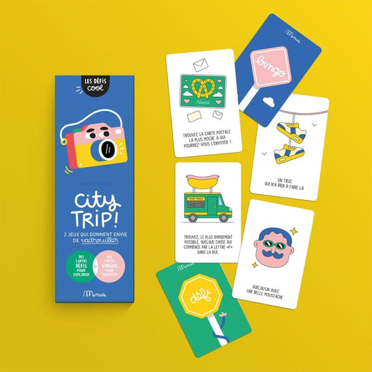 City trip - Défis cool Boutique Minus Éditions