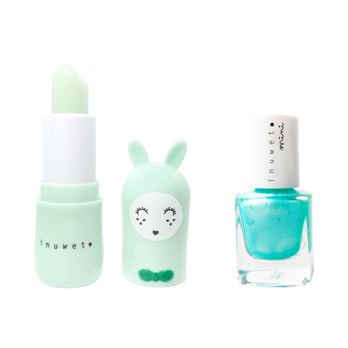 Coffret Duo baume à lèvres et vernis à l'eau Boutique Inuwet Pomme