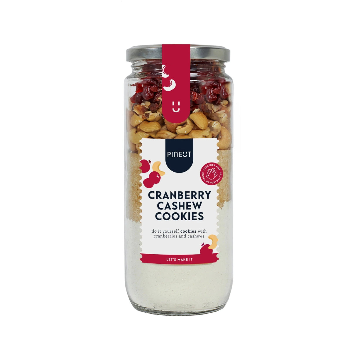 Cookies cranberries et noix de cajou – Préparation gourmande Pineut Boutique Pineut