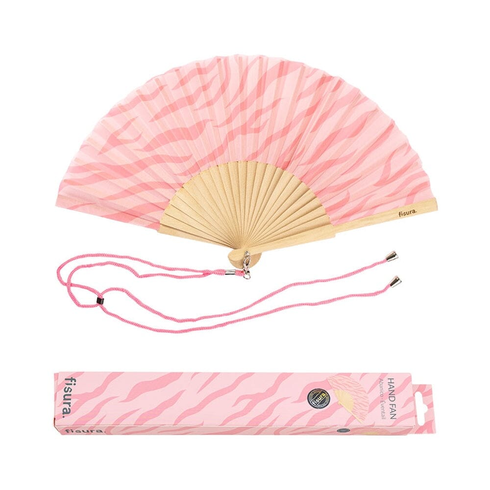 Éventail Pink Zebra - Fisura Boutique Fisura