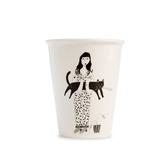 Gobelet en porcelaine – Helen b Boutique Helen B Black Cat