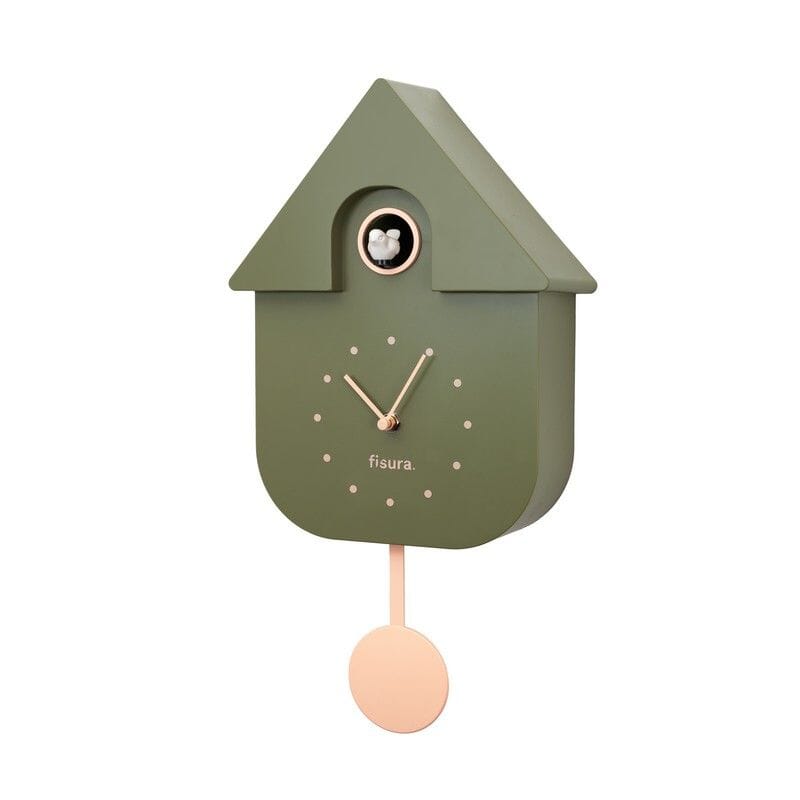 Horloge murale en métal avec coucou Karlsson - DUPLA COLOR CUCKOO