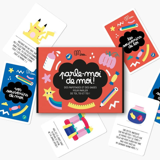 Kit de discussion Parle-moi de moi ! Boutique Minus Éditions