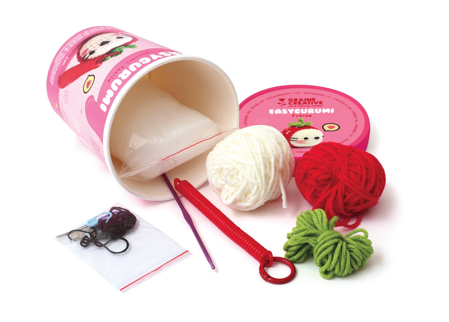 KIT EASYGURUMI FRAISE Boutique Graine Créative