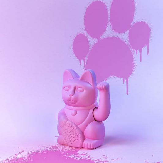 Lucky Cat Maneki Neko Hot Pink - Rebellion Boutique Donkey