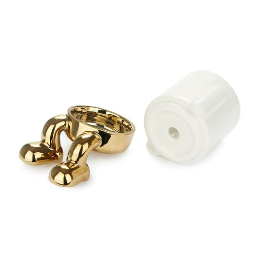 Mini pot de fleur Mr Dangly doré - Missa Arles