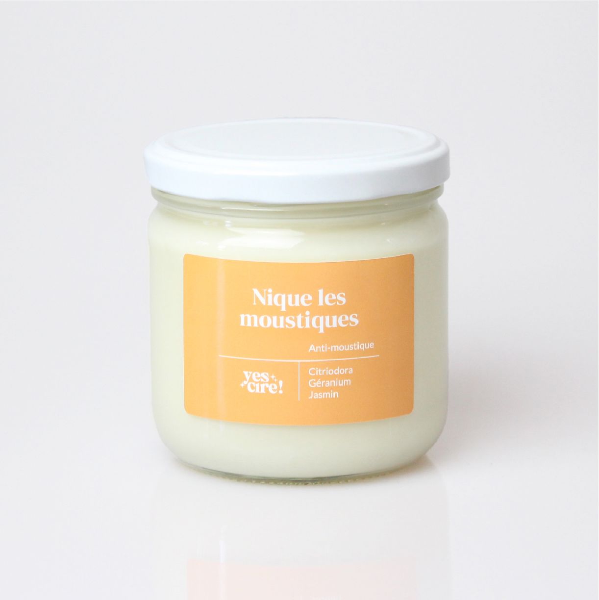 "N*que les Moustiques" Bougie Aromathérapie Yes Cire ! Boutique Yes Cire