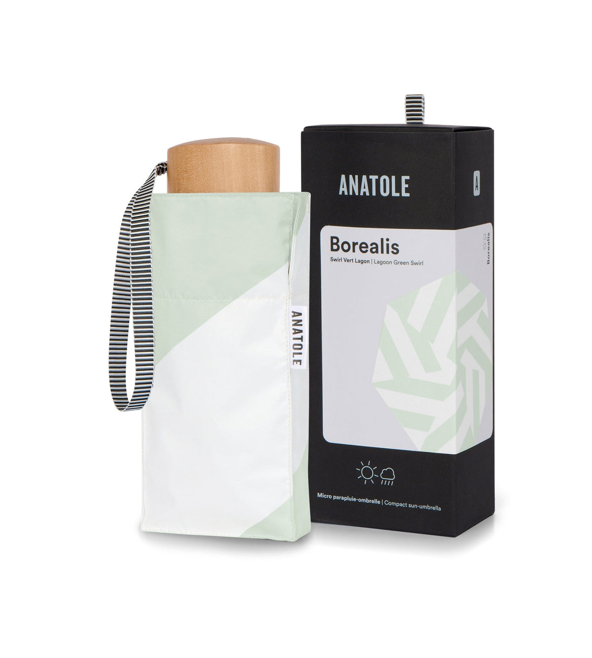 Ombrelle anti-UV / pluie double protection Boutique Anatole
