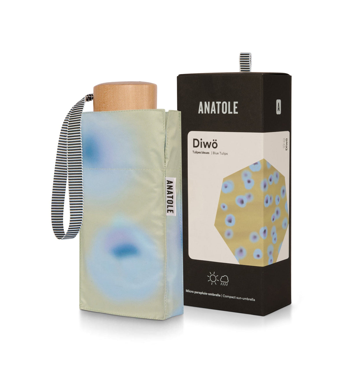 Ombrelle anti-UV / pluie double protection Boutique Anatole