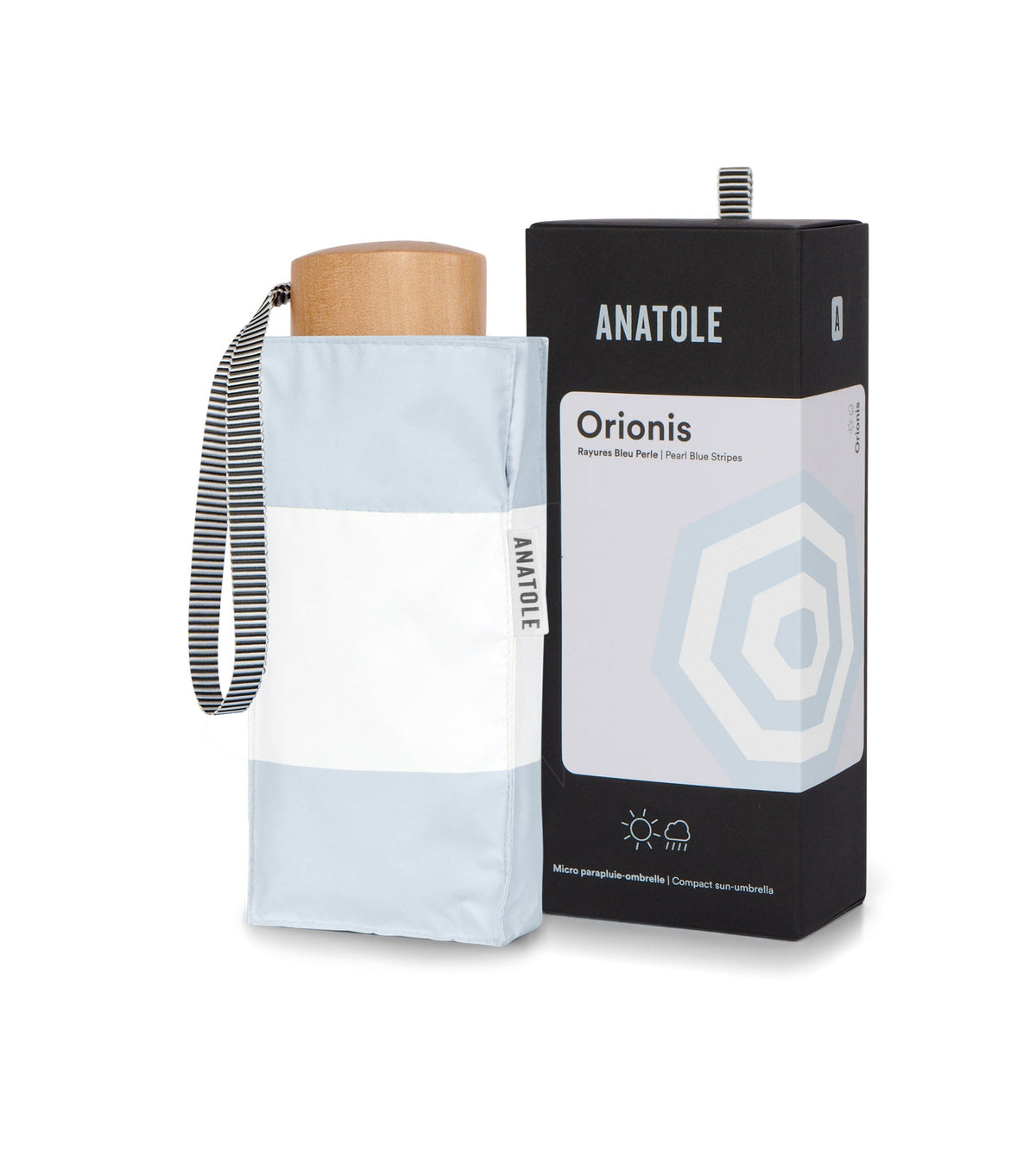 Ombrelle anti-UV / pluie double protection Boutique Anatole