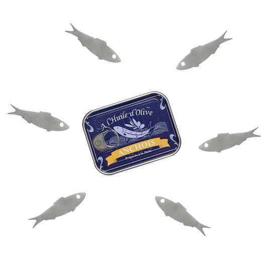 Piques apéritif boîte d'anchois argentés (Copie) - Missa Arles