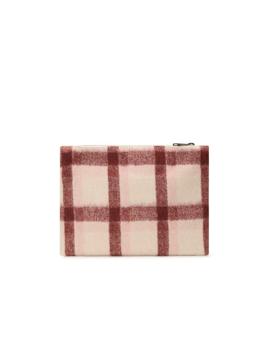 Pochette Ema tartan rose Boutique Hindbag