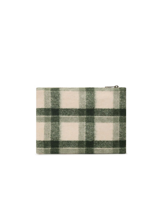 Pochette Ema tartan vert Boutique Hindbag