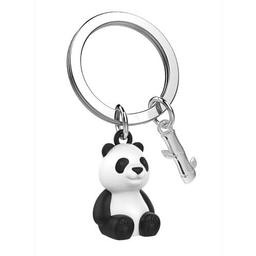 Porte-clés Panda et son bambou – Metalmorphose Boutique Metalmorphose