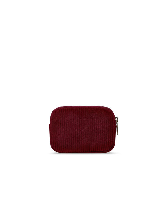 Porte-monnaie Lili velours bordeaux - Hindbag - vue 2