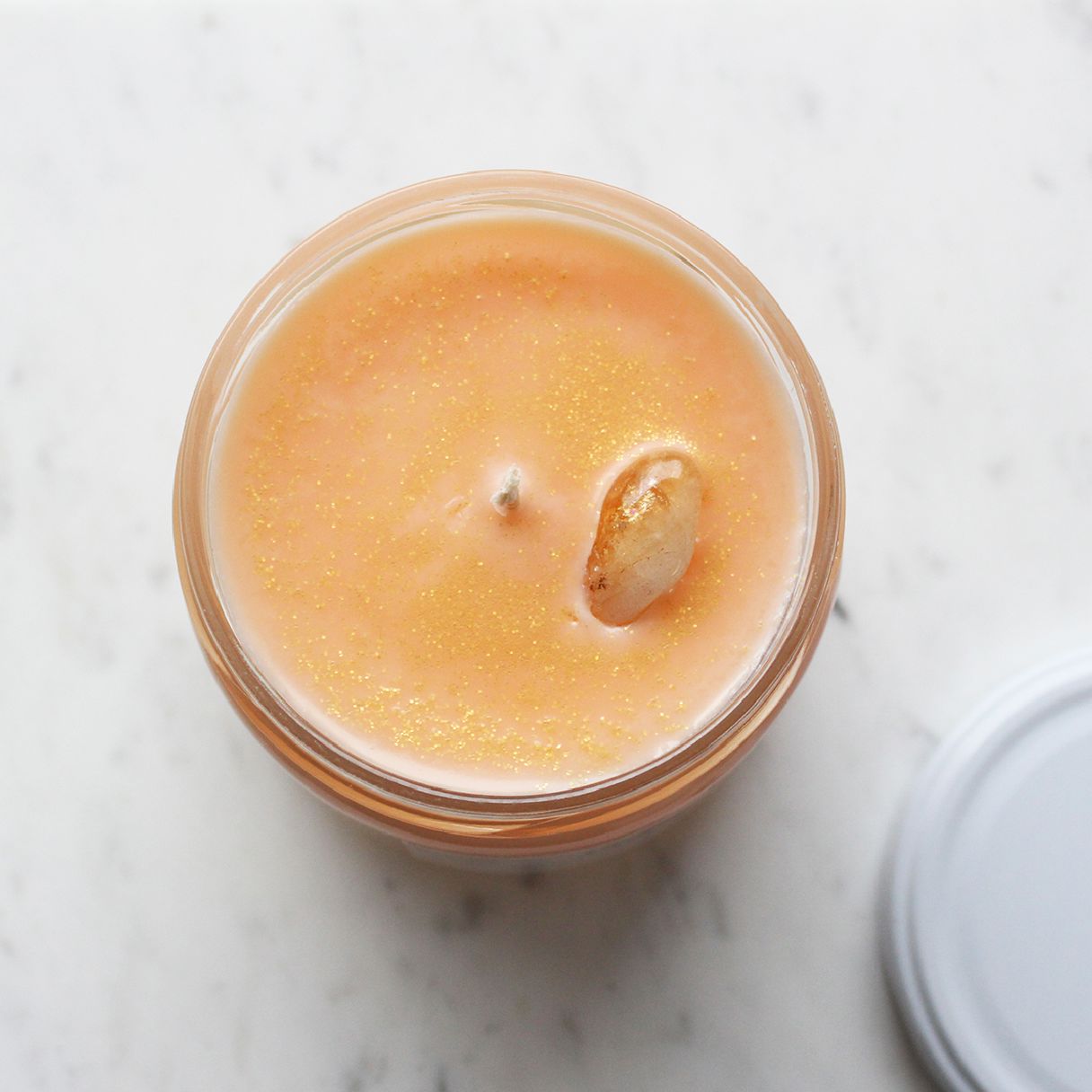 "Positive bitch" Bougie Lithothérapie Yes Cire ! Boutique Yes Cire