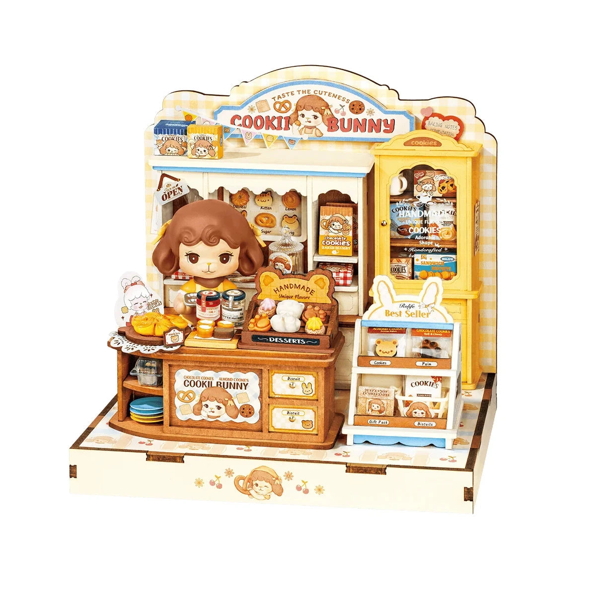 Rolife Cookii Bunny’s Cookie Shop DG177 – Maison miniature DIY Boutique Rolife Robotime