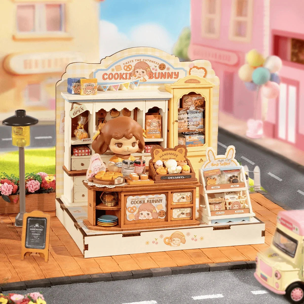 Rolife Cookii Bunny’s Cookie Shop DG177 – Maison miniature DIY Boutique Rolife Robotime