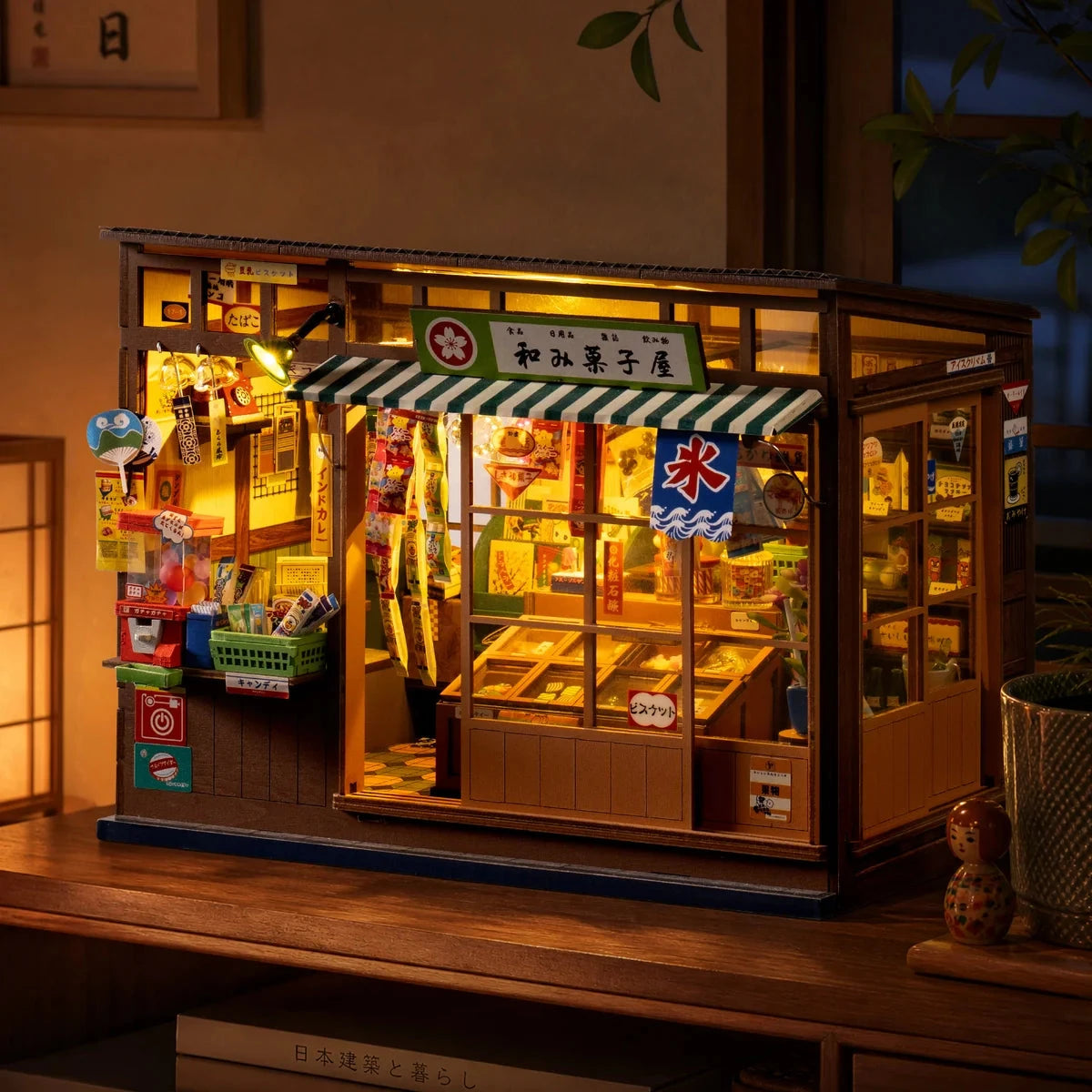 Rolife Nostalgic Corner Shop TGE05 – Maquette miniature DIY Boutique Rolife Robotime