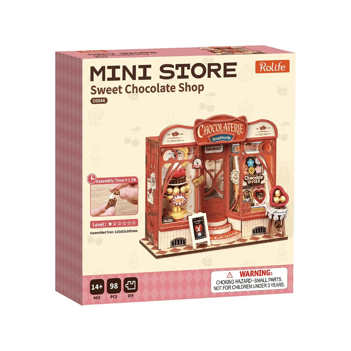 Rolife Sweet Chocolate Shop DS046 – Maquette miniature DIY Boutique Rolife Robotime
