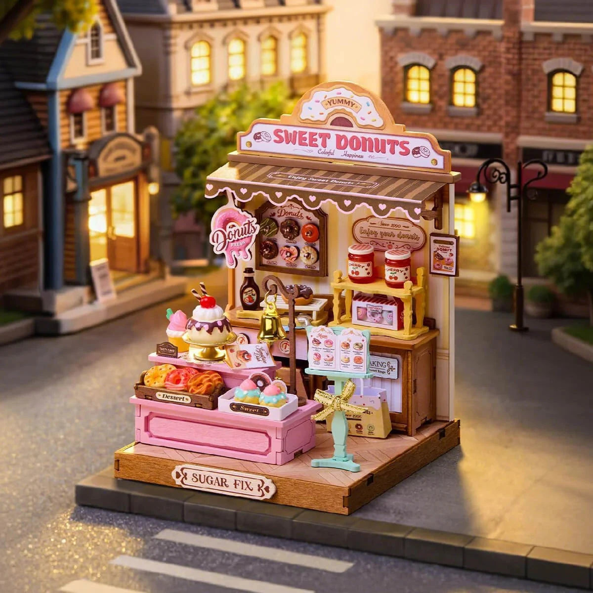 Rolife Sweetie’s Donut Shop DS051 – Maquette miniature DIY Boutique Rolife Robotime