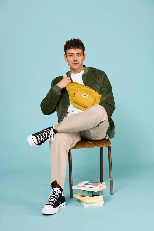 Sac banane XL Sofia SAFRAN - Hindbag Boutique Hindbag