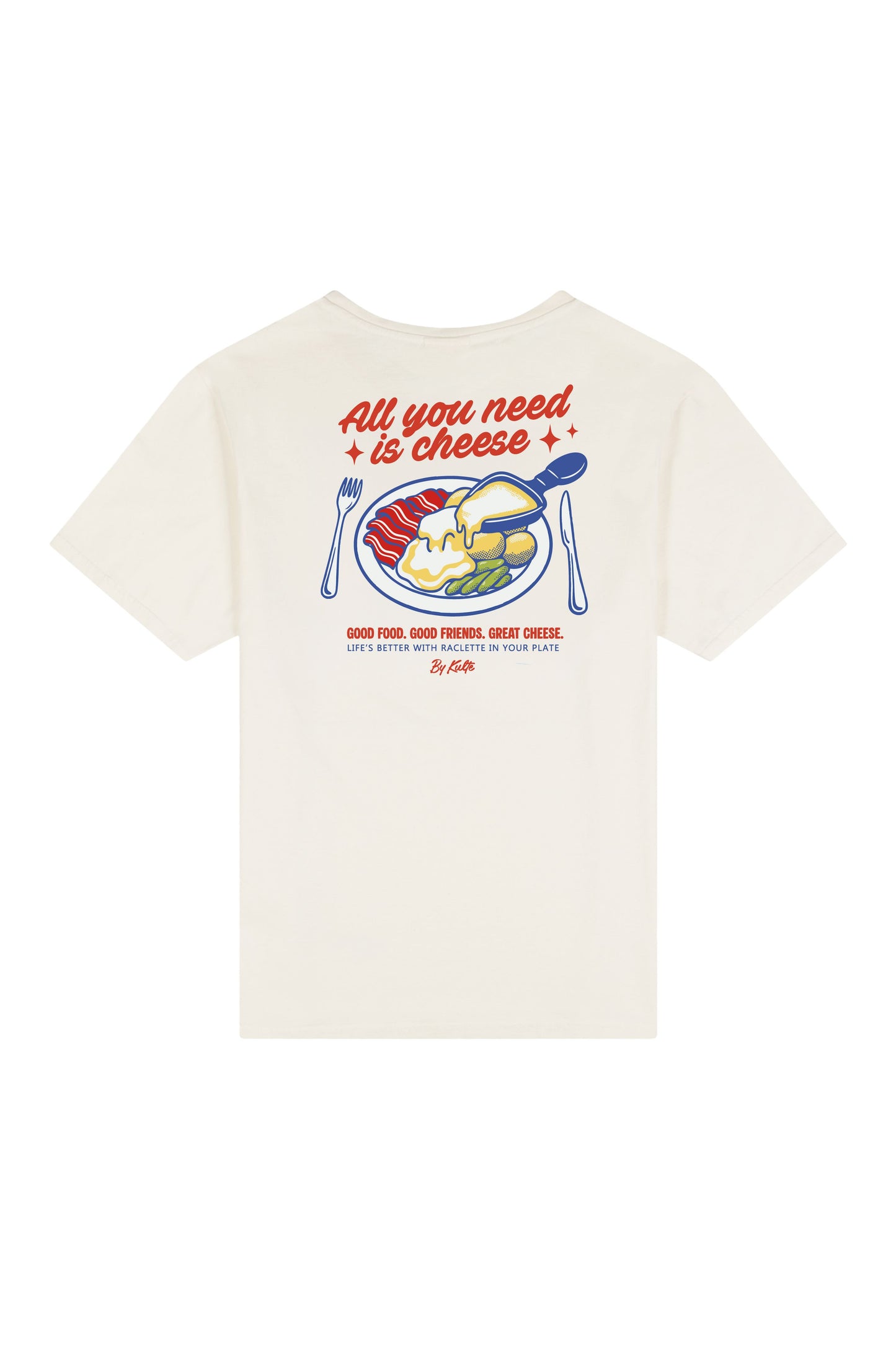 T-Shirt KULTE – All you need is Cheese - Off white Boutique Kulte
