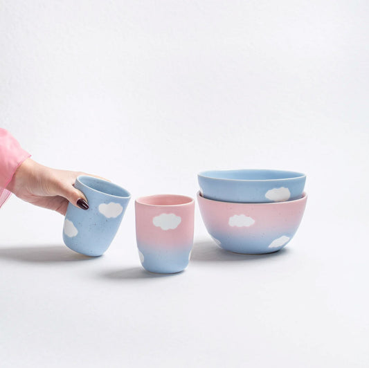 Tasse sans anse nuages - bleu Egg Back Home Boutique Egg Back Home
