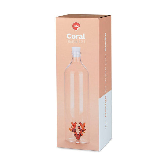 Bouteille Corail en verre borosilicate - Missa Arles