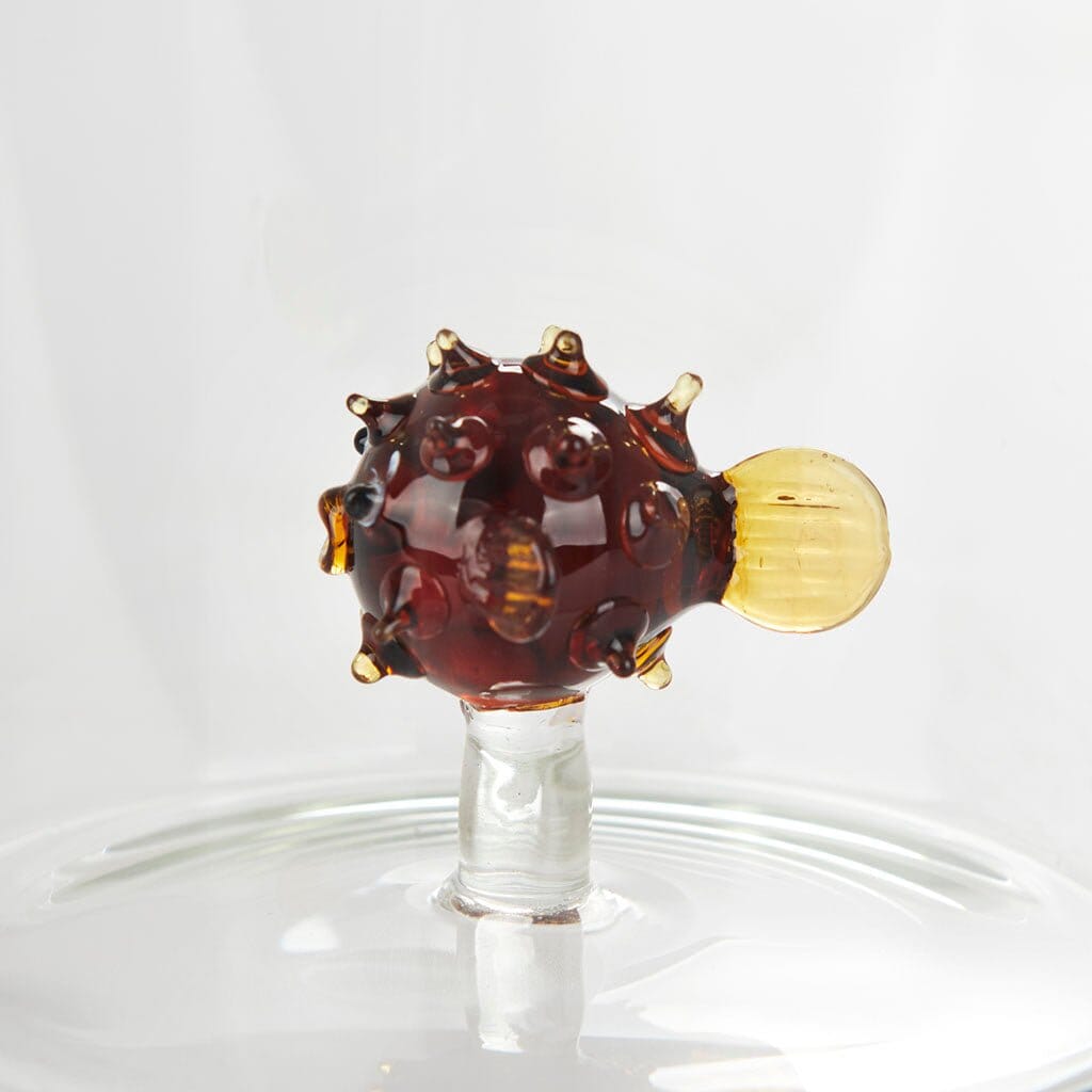 Bouteille poisson globe / Globefish en verre borosilicate - Missa Arles