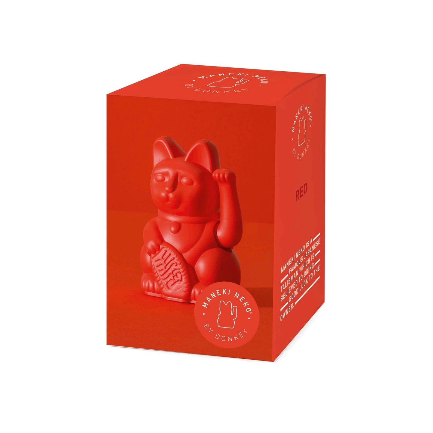 Mini Lucky Cat Maneki Neko Rouge - Courage - Missa Arles