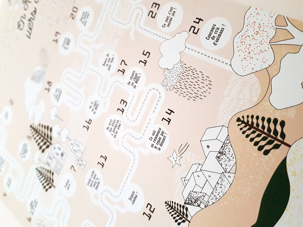 Calendrier de l’Avent à gratter – 24 activités en famille Pamela Loops