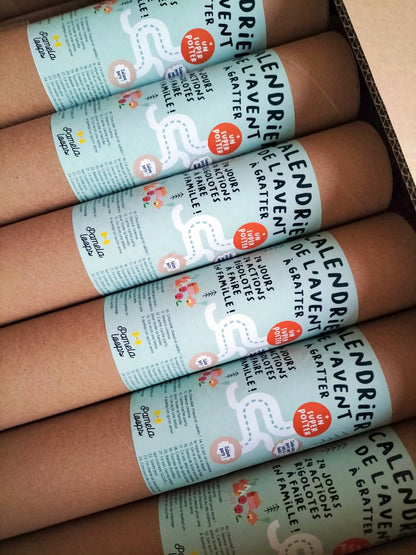Calendrier de l’Avent à gratter – 24 activités en famille Pamela Loops