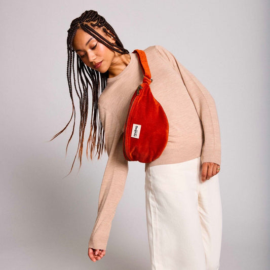 Banane Sasha Velour Brique Boutique Hindbag 