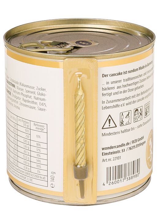 Cancake Bisous Bisous Brownie - Wondercandle Boutique Wondercandle 