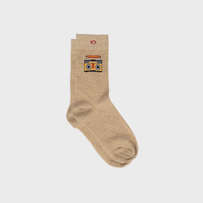 Chaussettes en coton peigné à motifs - Boombox Boutique Billybelt 