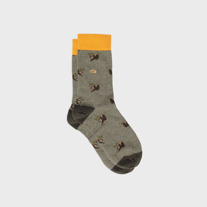 Chaussettes en coton peigné animaux - Paresseux Boutique Billybelt 