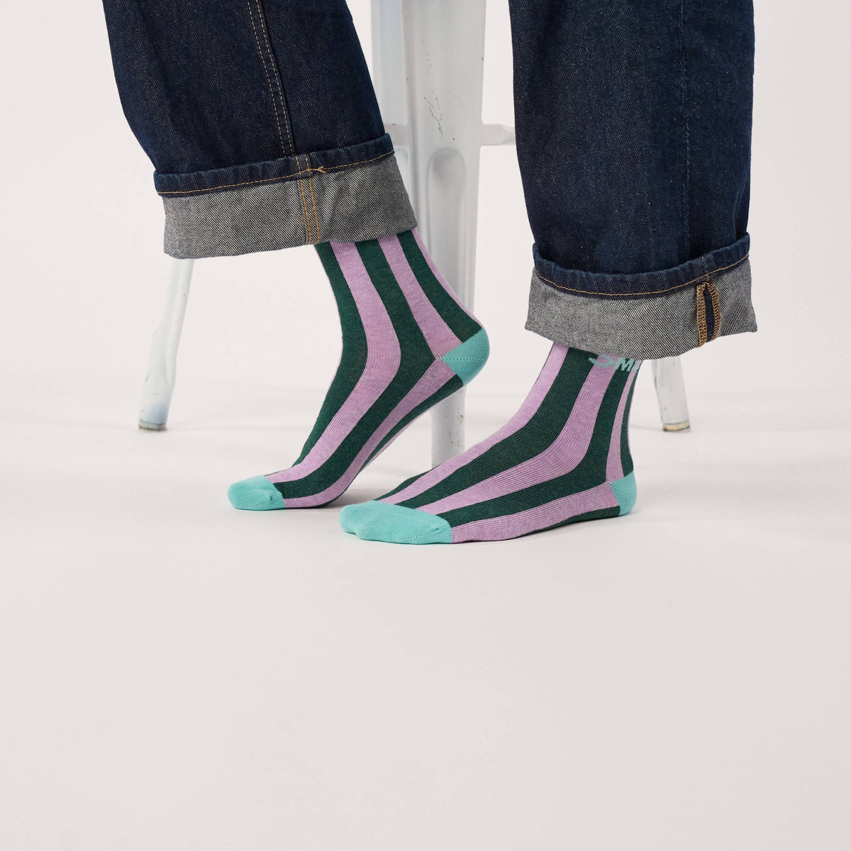 Chaussettes en coton peigné Rayées - Smile Boutique Billybelt 