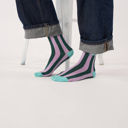 Chaussettes en coton peigné Rayées - Smile Boutique Billybelt 
