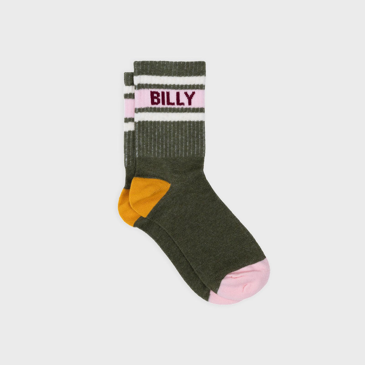 Chaussettes tennis - Vert, rose et blanc Boutique Billybelt 