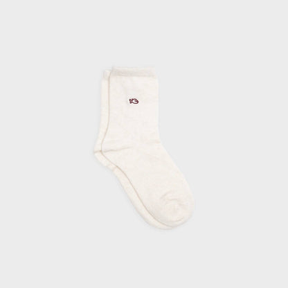 Chaussettes Unies Pailletées - Ecru Boutique Billybelt 