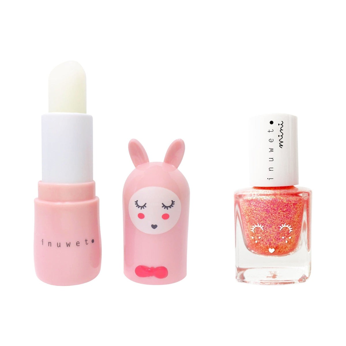 Coffret Duo baume à lèvres et vernis à l'eau Inuwet - VINDV05 - vue 2