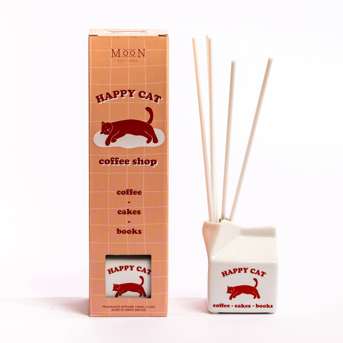 Diffuseur Happy Cat 100 ml Boutique Pretty Damn Goods (Wick and Vessel) 