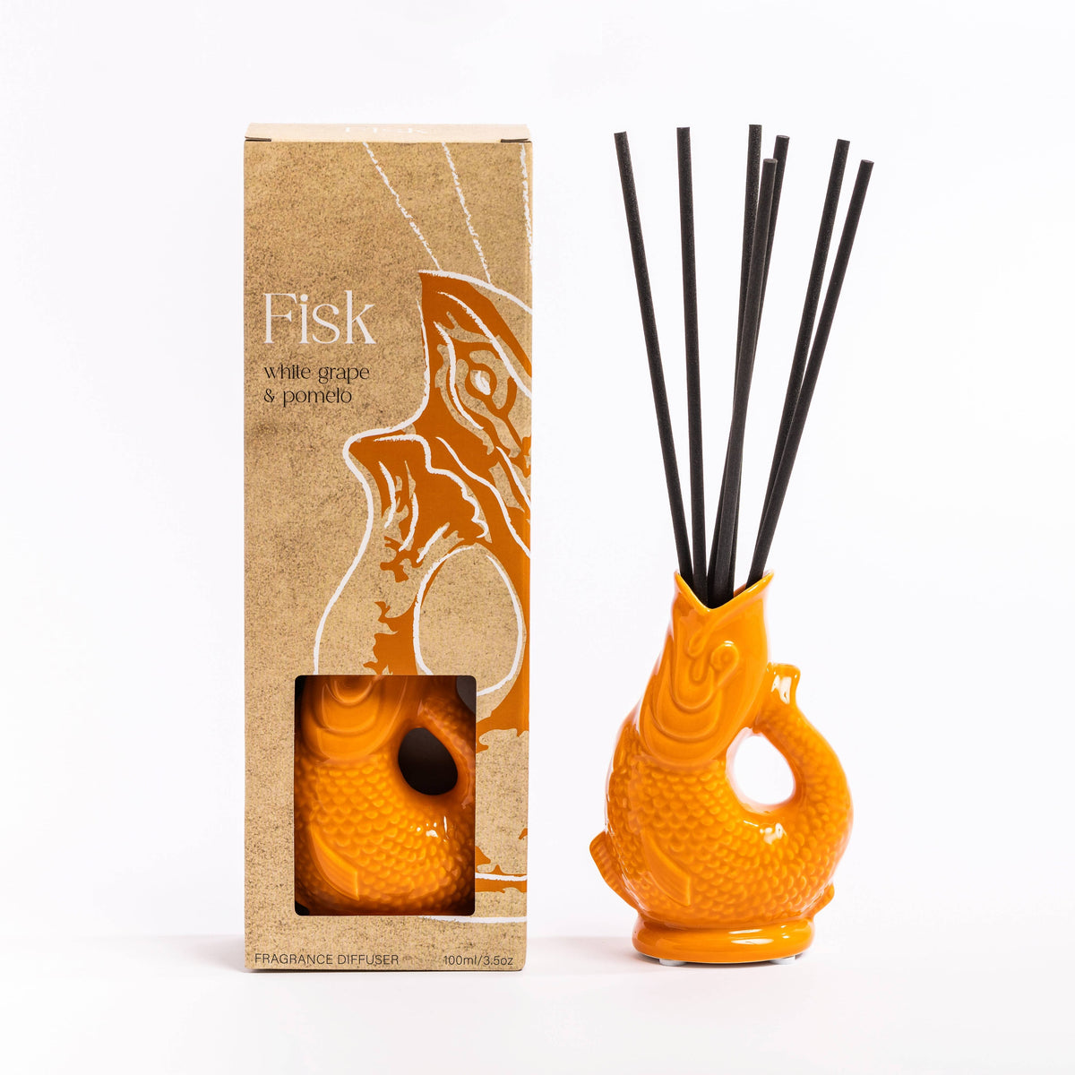 Diffuseur Orange Fish 100 ml Boutique Pretty Damn Goods (Wick and Vessel) 