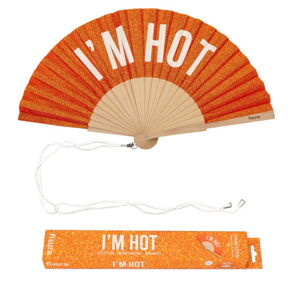 Éventails Fisura - Plusieurs modèles Boutique Fisura I'm Hot Glitter 