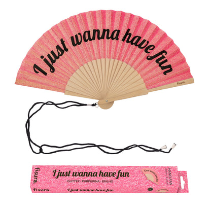 Éventails Fisura - Plusieurs modèles Boutique Fisura I just wanna have fun 